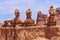 Three Sisters Goblin Valley State Park Utah