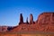 The Three Sisters, Monument Valley National Park,