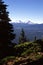 Three SIsters from the Pacific Crest Trail, Cascade Mountains, Oregon