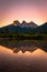 Three Sisters at Sunrise Canmore