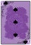 Three of Spades playing card. Unique hand drawn pocker card. One of 52 cards in french card deck, English or Anglo-American