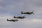 Three Spitfire in flight