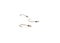 Three stainless weedguard baitholder hooks with long shank bronze finish fishing tackle isolated on white
