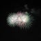 Three star firework explode