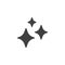 Three star vector icon