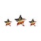 Three Stars July 4th. Golden Star. Independence day USA. Star for 4th of July celebration