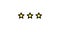 Three Stars Rating animation. Set of Stars. Three Star Rating on White Background. Product Quality, Feedback, Customer