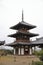 Three story pagoda of Hokki ji