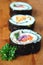 Three Sushi Rolls