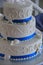 Three-tier, beach themed, wedding cake