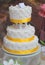 Three Tier Floral Wedding Cake