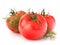 Three tomato vegetables and dill leaves still life