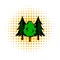 Three tree comics icon