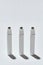 Three tubes for eye roller serum isolated over white background