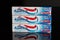 Three tubes of toothpaste