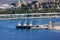 Three Tugboats Docked in Malaga