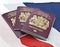 Three United Kingdom passports