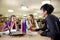 Three university students studying together