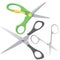 Three vector scissors set