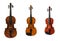 Three violins