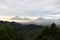 Three volcanoes on the Ugandan border