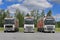 Three Volvo FH Logging Trucks