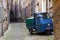 Three Wheeler in an alley in central Italy