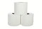 Three white toilet rolls