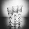 Three wineglasses