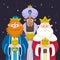 Three Wise Men Chrismas card