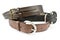 Three women\'s leather belts