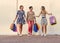 Three Women with Shopping Bags freetime