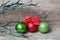 Three Xmas balls