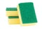 Three Yellow and Green Scourers