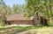 Threshing house in Ethnographic Open-Air Museum of Latvia