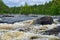 Threshold Schelye on the Onda river, Karelia, Russia