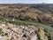 Thresholds on the Targus River, near the city of Toledo, Spain. Shooting from the drone.