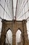 Threw Brooklyn bridge in New York