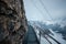 The Thrill Walk at the Schilthorn summit, Switzerland