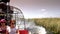 Thrilling Airboat Ride through the Everglades near Miami USA - MIAMI, USA APRIL 10, 2016