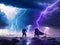 Thrilling Future Weather: Impressive Storm and Thunder in a Captivating Scene