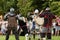 Thrilling Group Battles: Knights Clash in Epic Combat at the International Knights Festival