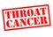 THROAT CANCER Rubber Stamp