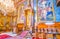 The throne in Greek Orthodox Holy Trinity Church in Vienna, Austria