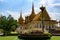 Throne Hall in Royal Palace in Phnom Penh, Cambodia. Building in the complex of the residence of the King of Cambodia.