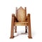 throne old wood ancient front