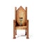 throne old wood ancient hourglass