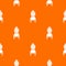 Throne pattern vector orange