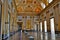 The Throne room with its high ceiling and gilded ornaments is one of the beautiful halls of Caserta Palace