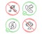 Throw hats, Share call and Person info icons set. Victory sign. Vector